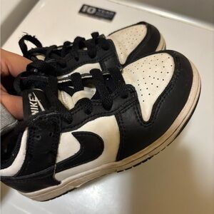 Nike Kids Black and White Sneakers